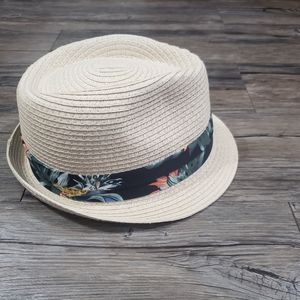 Cremieux fedora paper straw hat